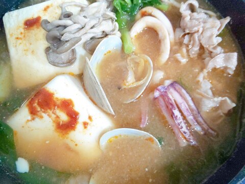 簡単☆スンドゥブチゲ風スープ